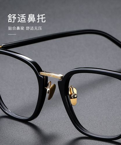 钛架魅力 曾永同款820A方框，时尚小脸与近视可配的完美结合